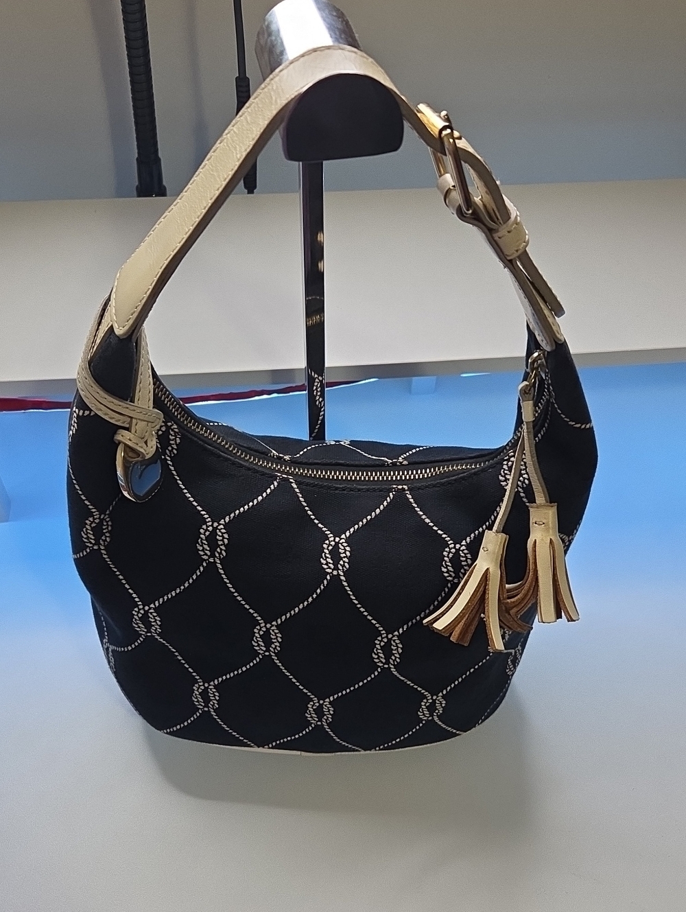 Dooney And Bourke Women's Shoulder Bag with Tassel Accent